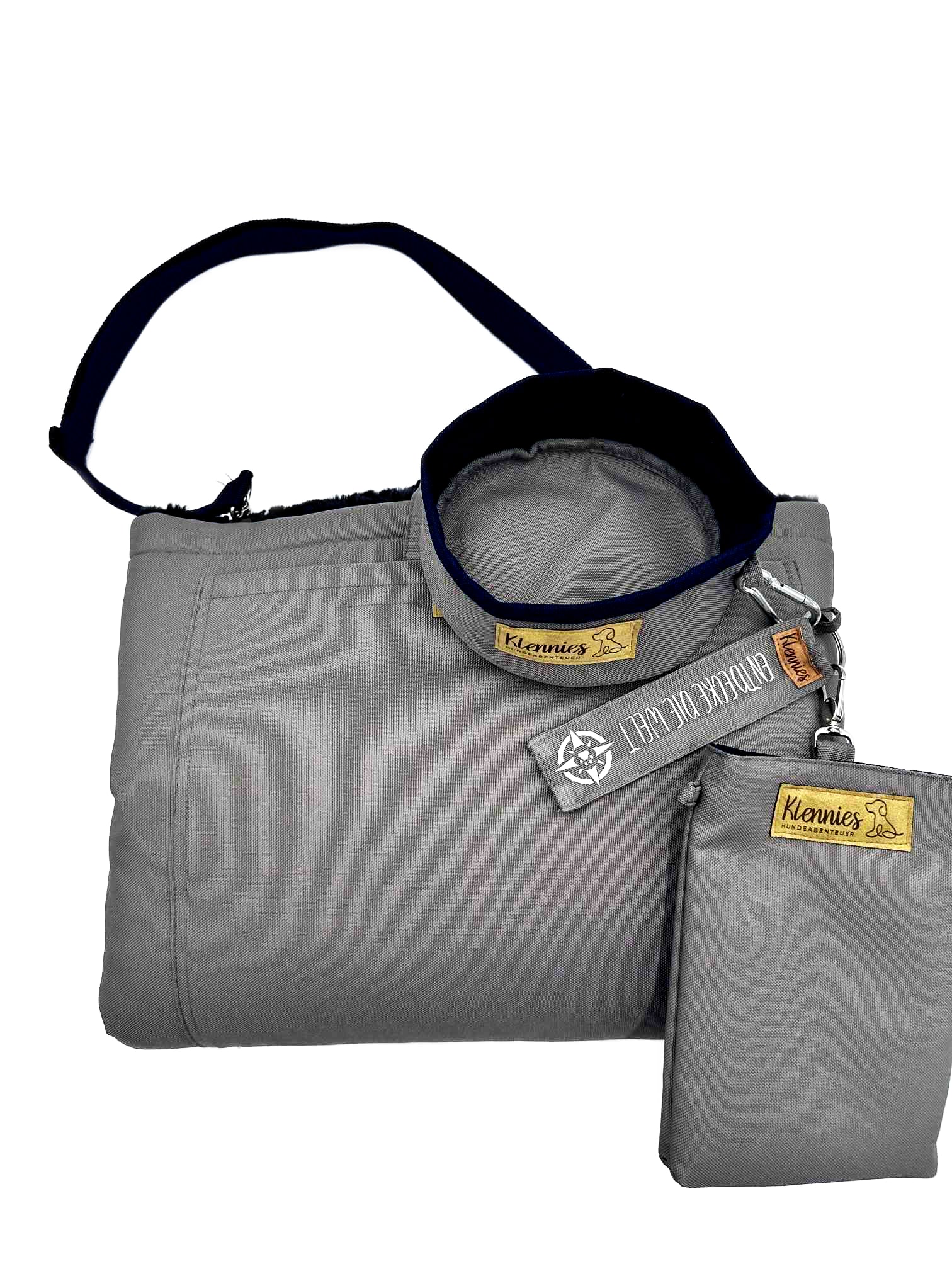 2-in-1 Hundedecke in Anthrazit - Decke