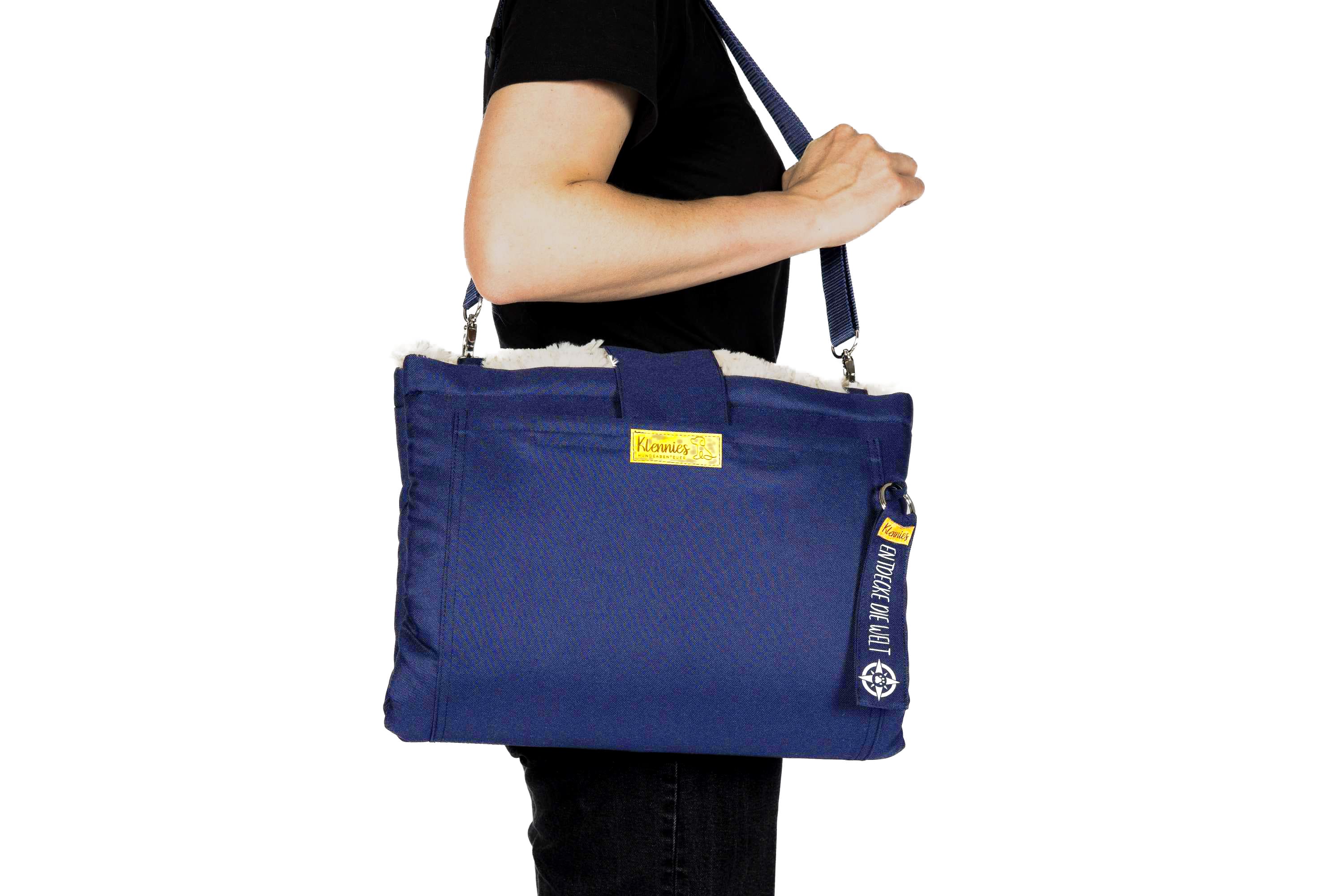 2-in-1 Hundedecke in Marineblau - Decke