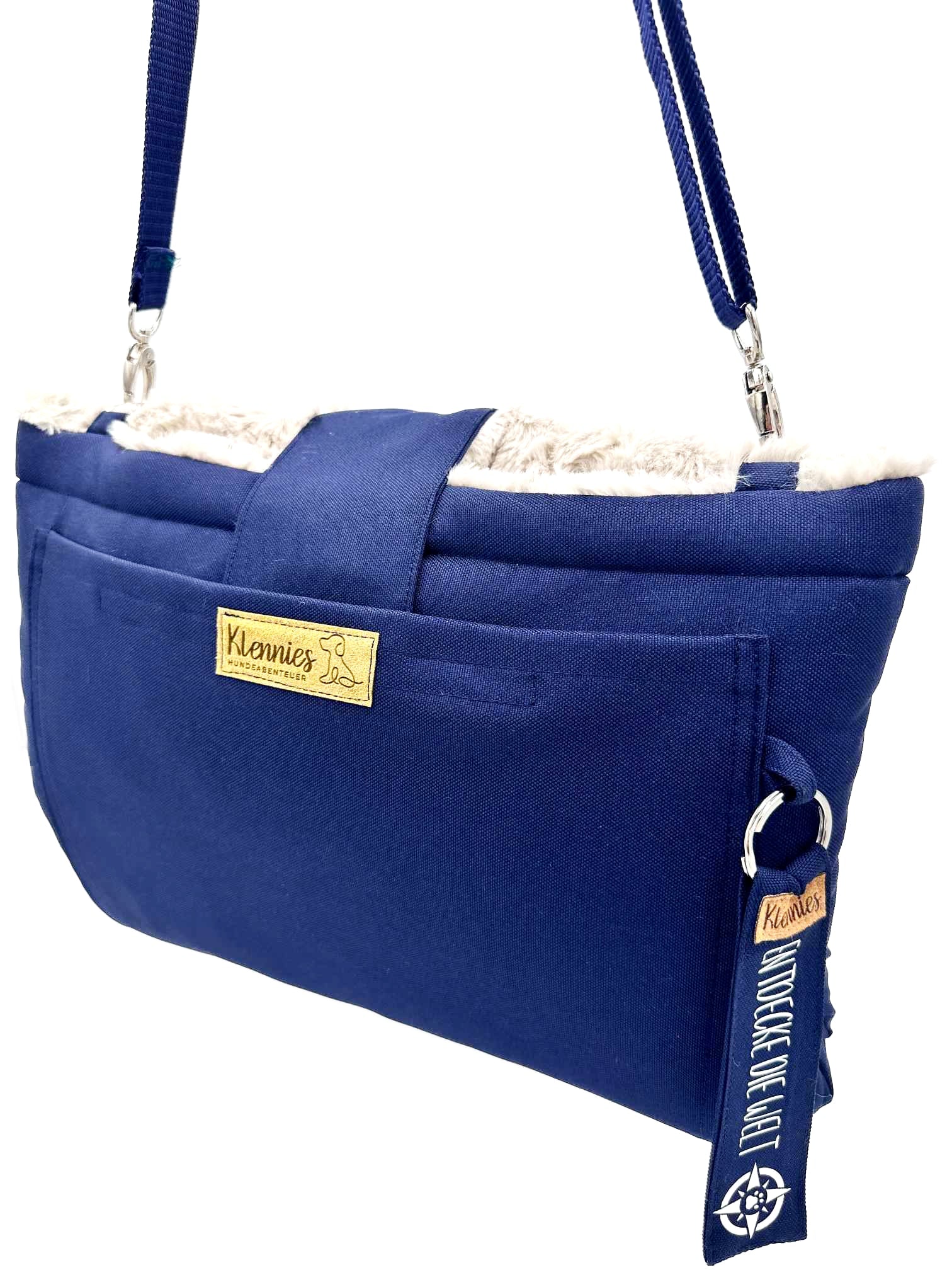 2-in-1 Hundedecke in Marineblau - Decke