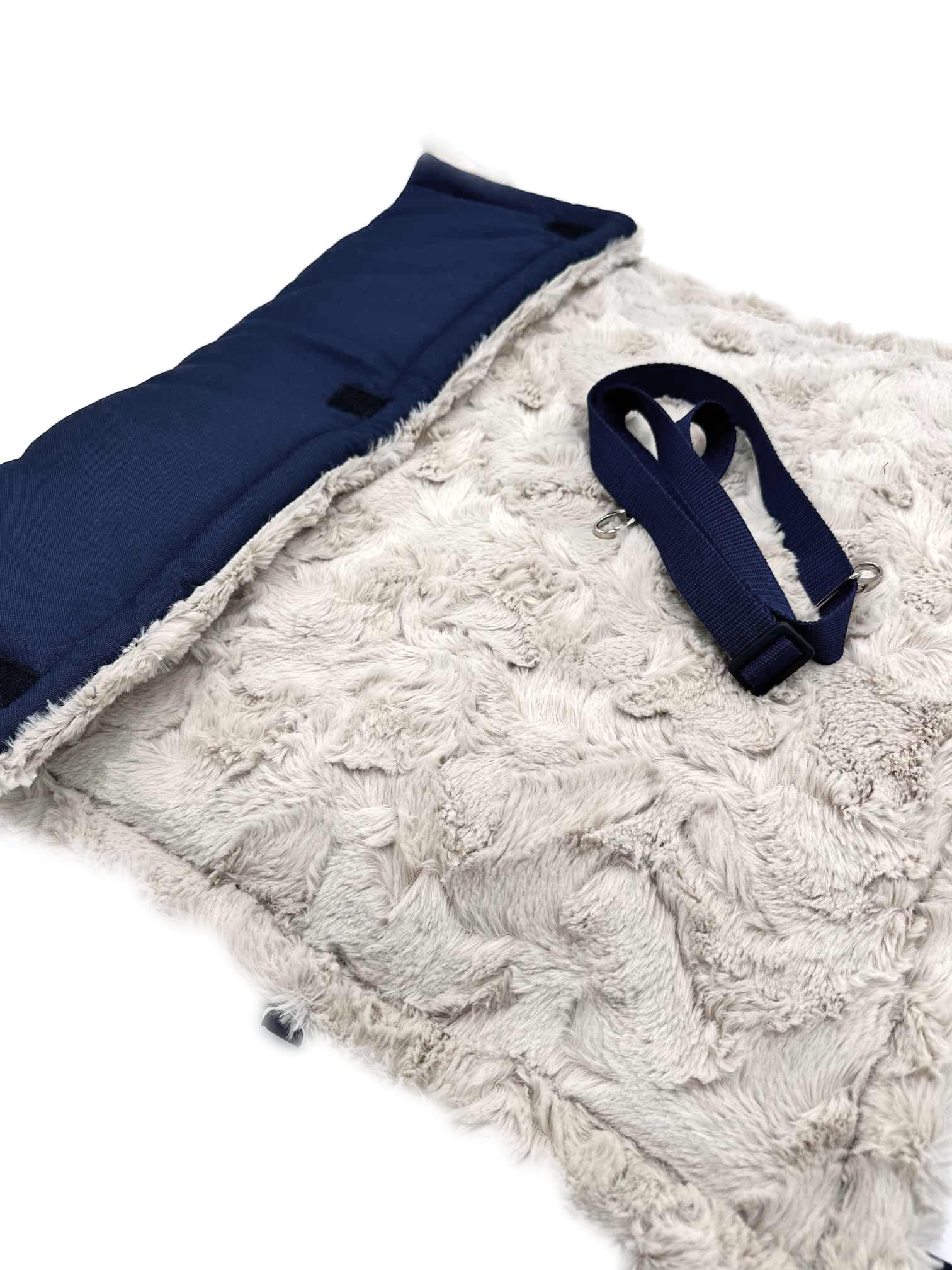 2-in-1 Hundedecke in Marineblau - Decke
