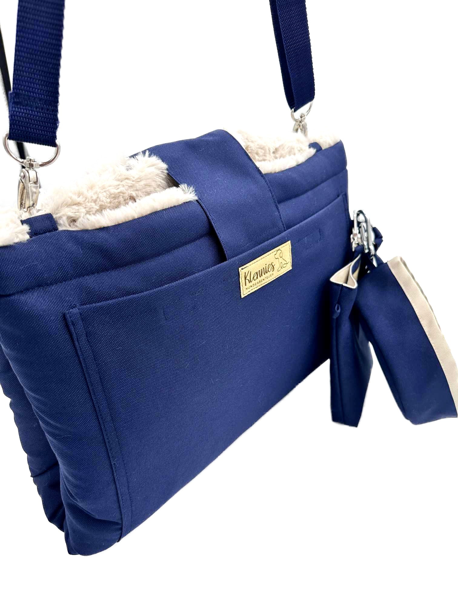 2-in-1 Hundedecke in Marineblau - Decke