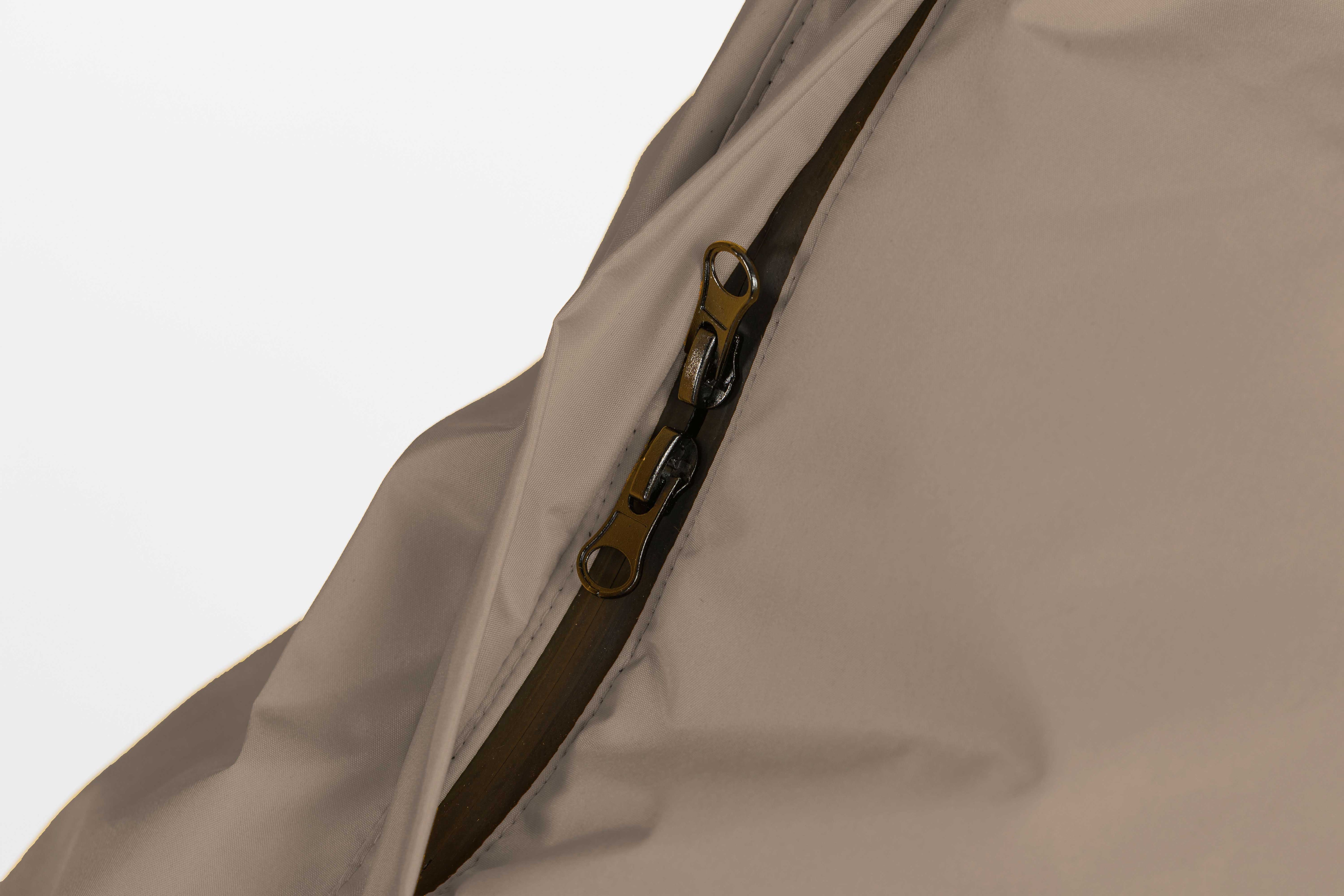 Hunderegenjacke mit Rückenöffnung "Cashmere Brown" - NEU