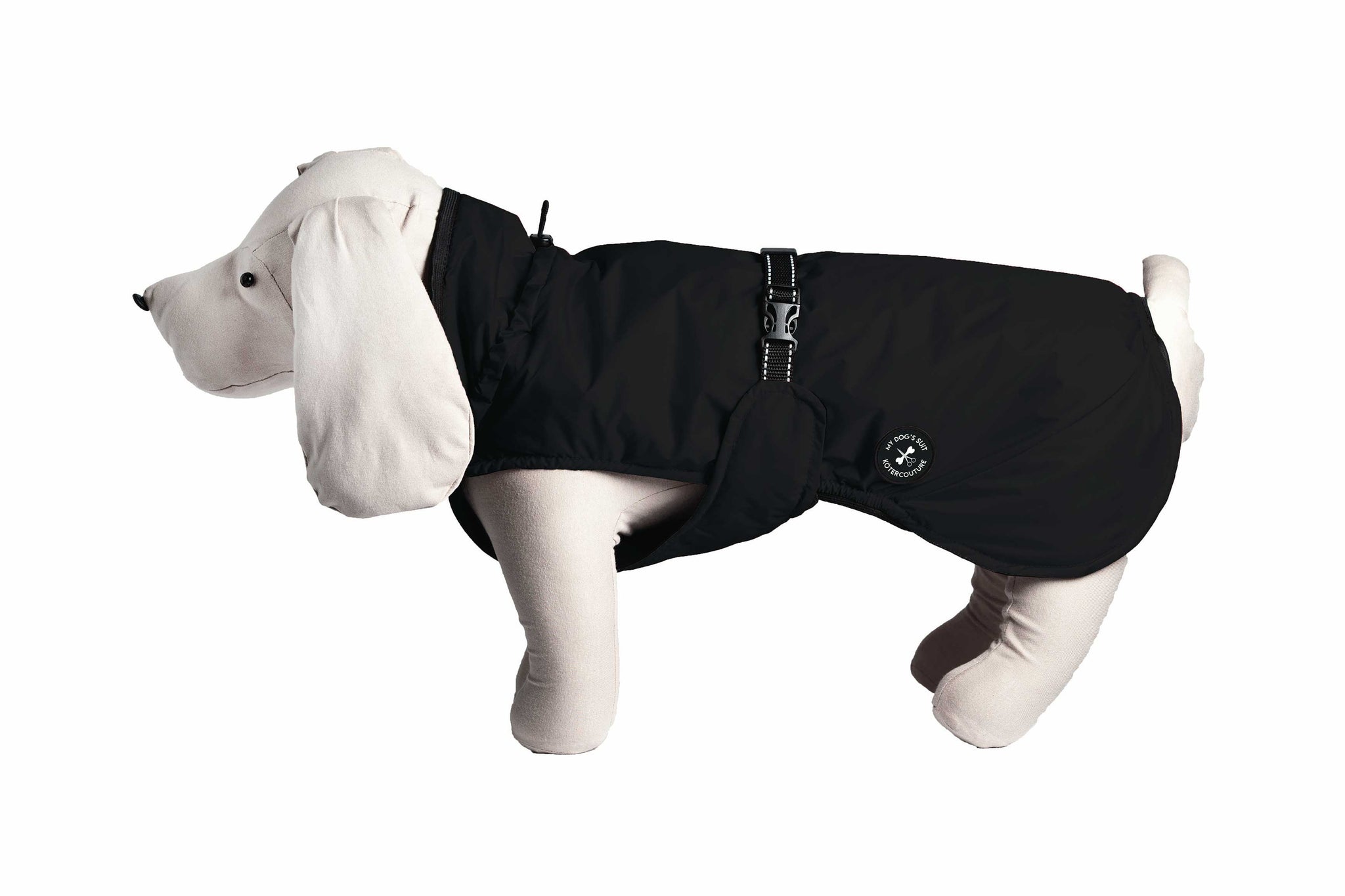Hunderegenjacke mit Rückenöffnung 