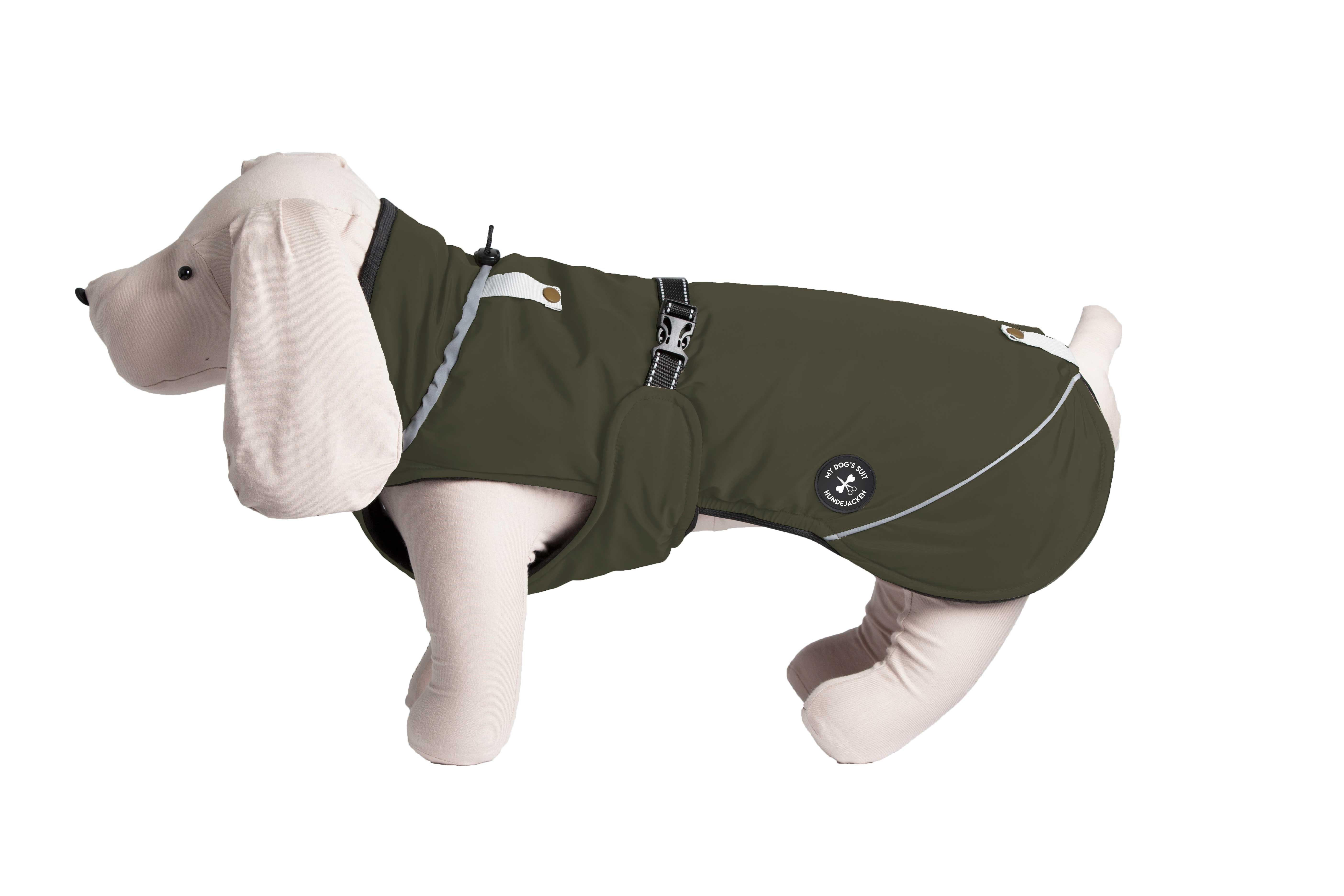 Hundewinterjacke, sehr warm mit Rückenöffnung - NEU