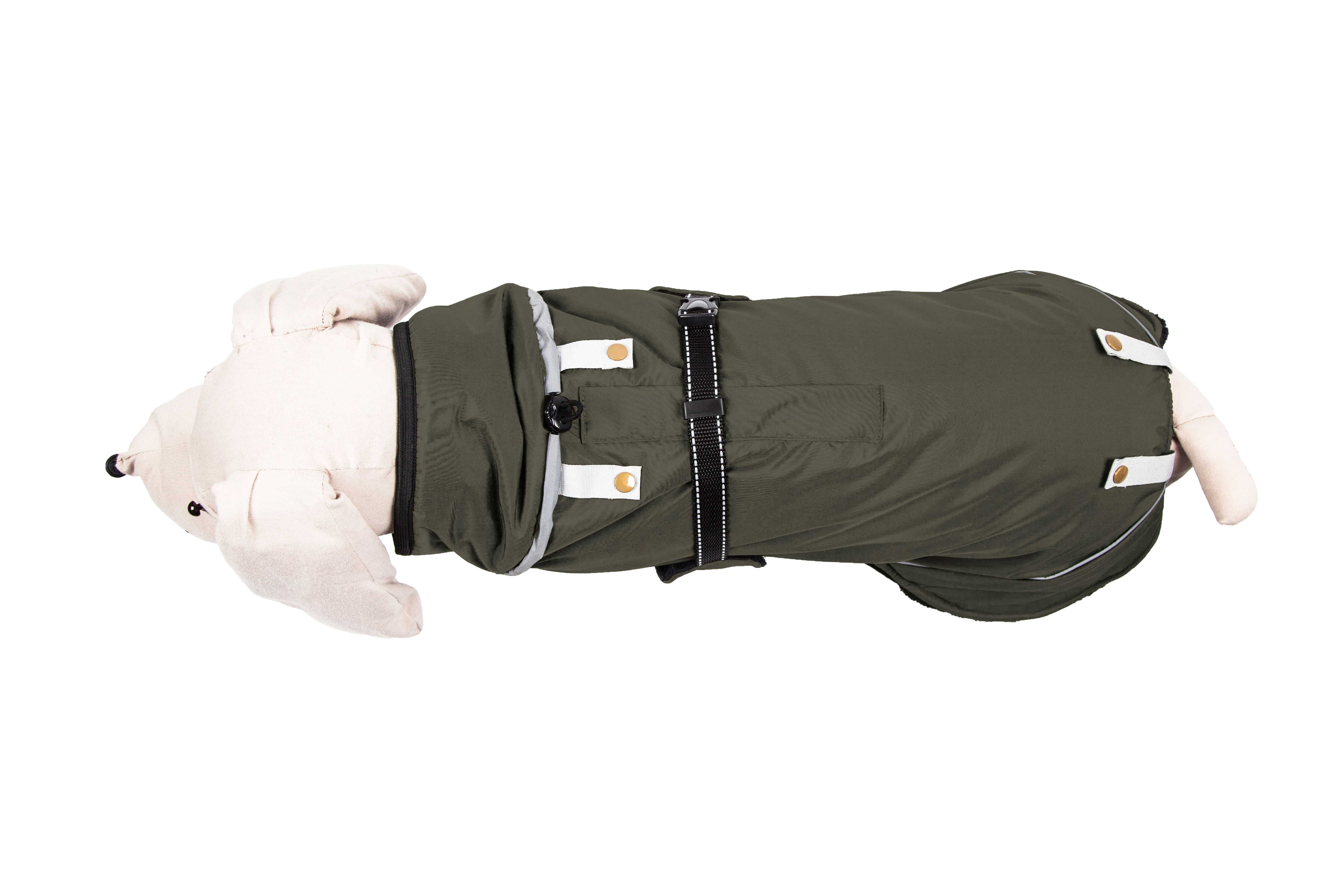 Hundewinterjacke, sehr warm mit Rückenöffnung - NEU