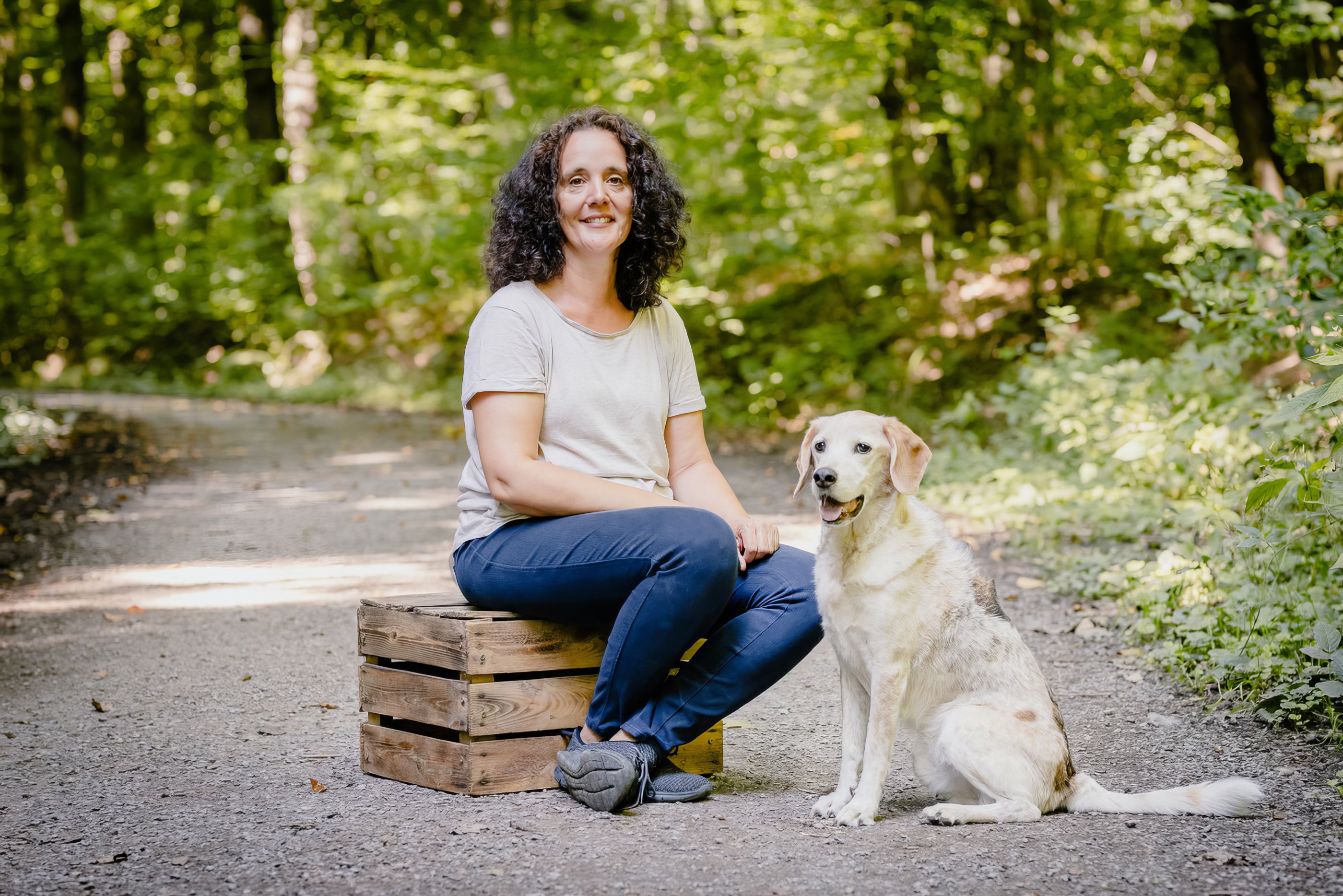 Nicole Baum und Balu