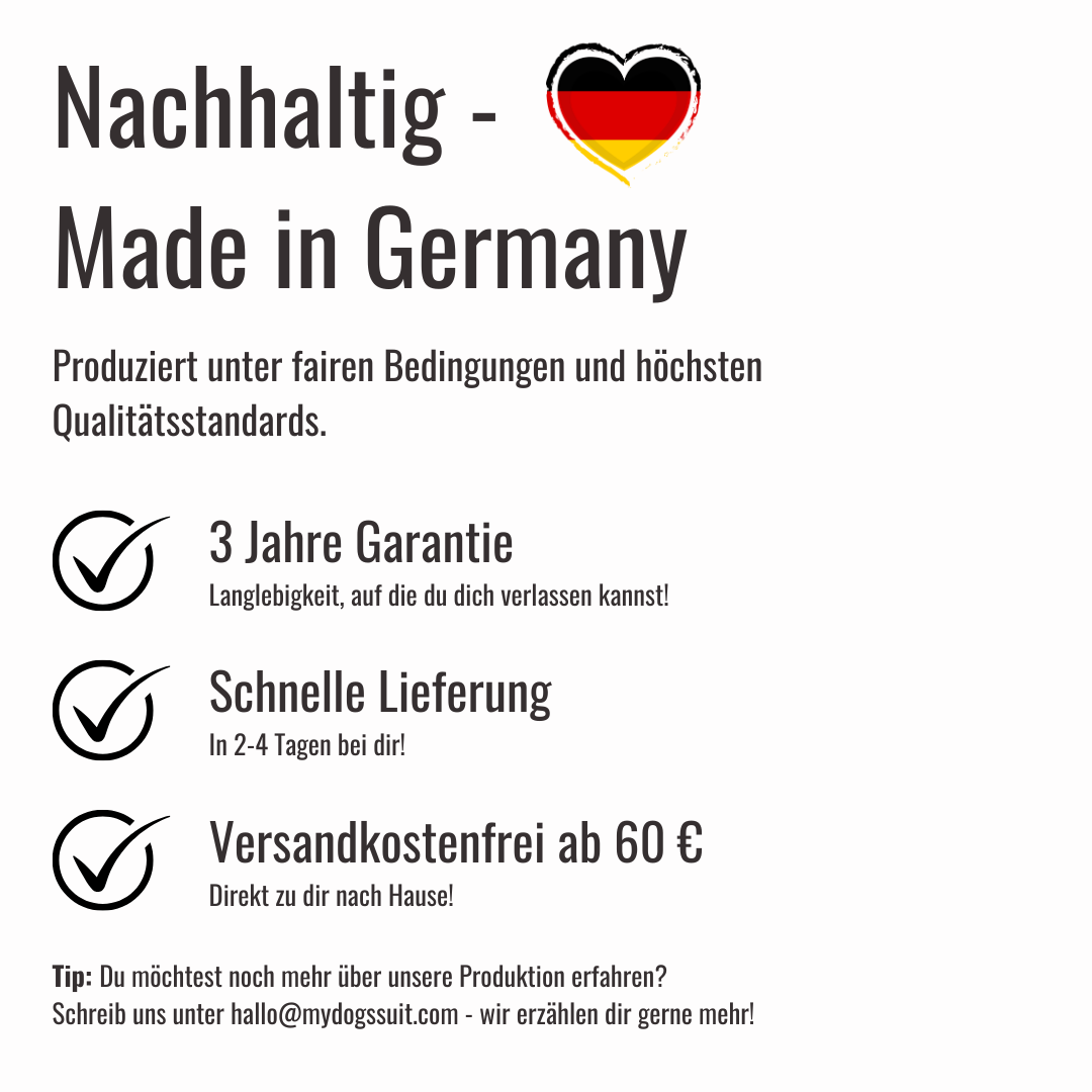 Hunderegenjacke mit Rückenöffnung - NEU